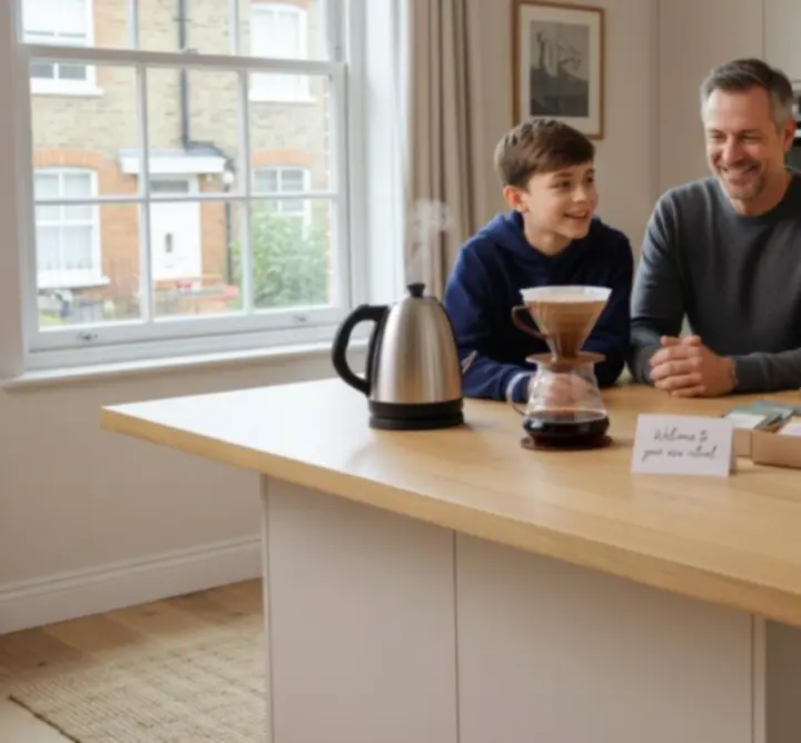 UK customers reviewing products on a mobile device at home