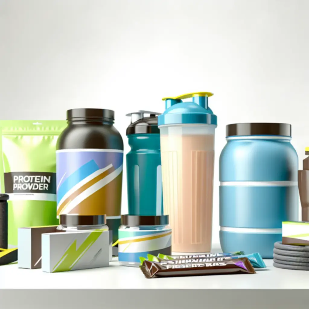 Health and fitness products including supplements and fitness equipment